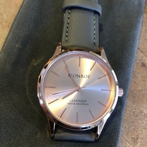Monroe classique watch in sunburst solerose